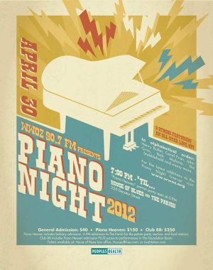 WWOZ Piano Night 2012 Ad