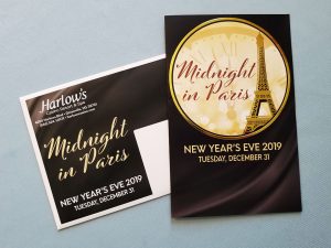 Harlow's New Year's Eve Invite